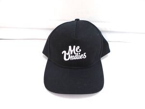 MeUndies Baseball Hat Logo Cap Black Purple Strap back Adjustable